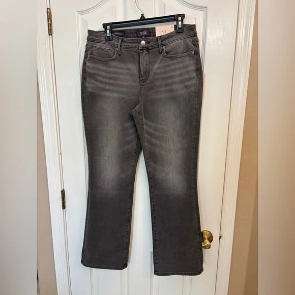 NYDJ Castle Hill Ankle Length Barbara Bootcut Gray Jeans Women's Size 10 New - Picture 5 of 7